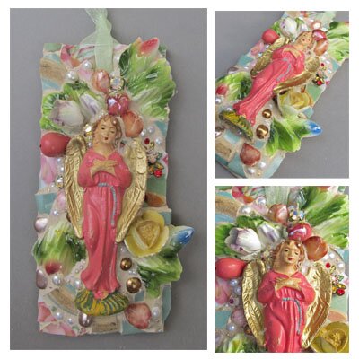 Mosaic Angel Wall Plaque