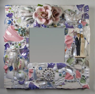 Wedding Gift Mosaic Mirror