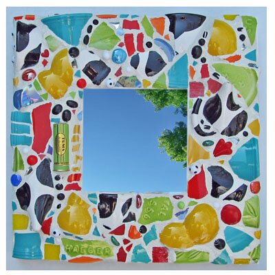 Moo Mosaic Pique Assiette Mirror